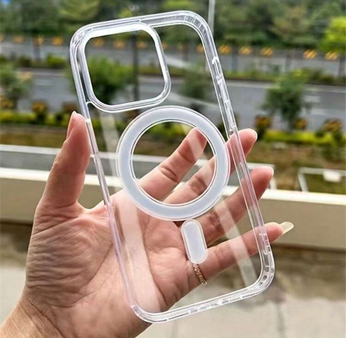Funda Transparente Magsafe Magnetica Para Ip 16 15 14 13 12 11