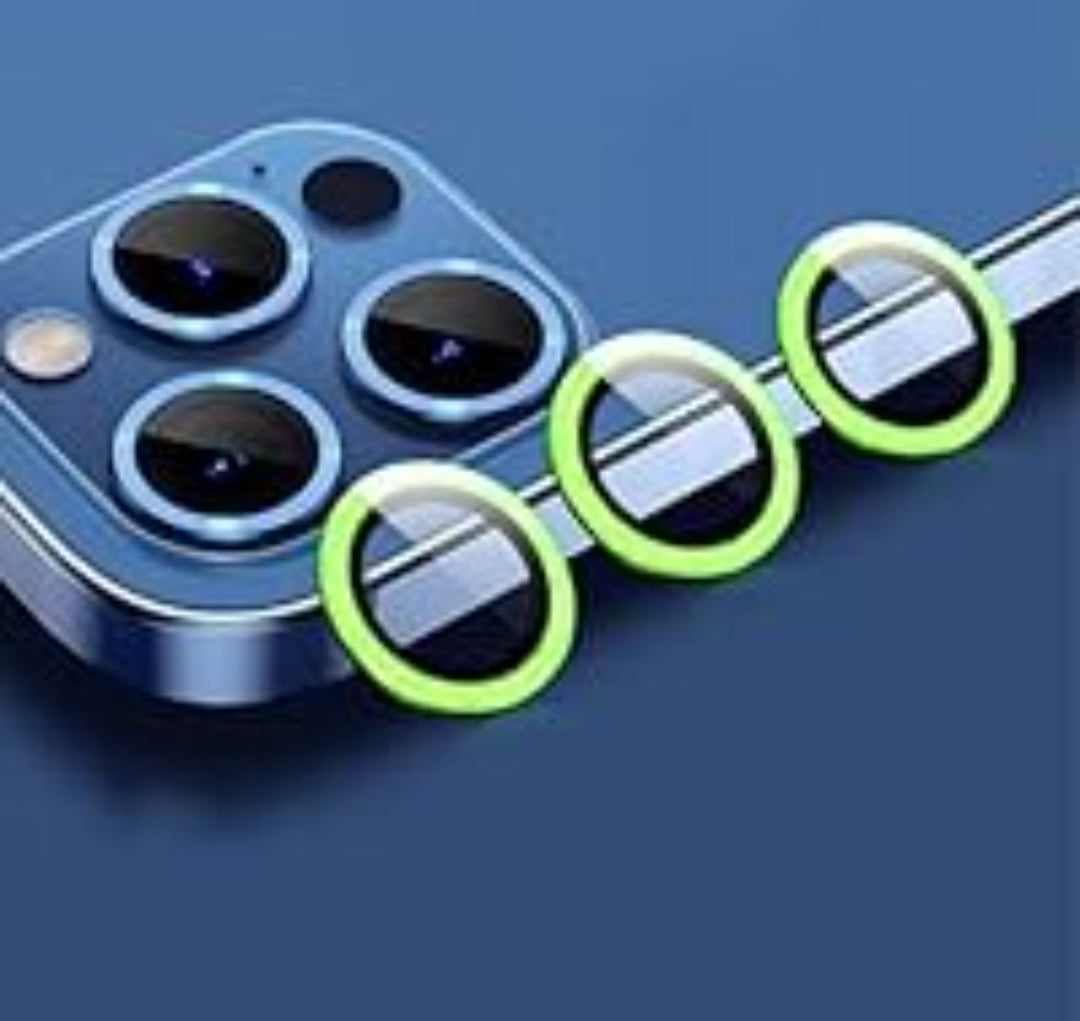 Lente protector neon iphone
