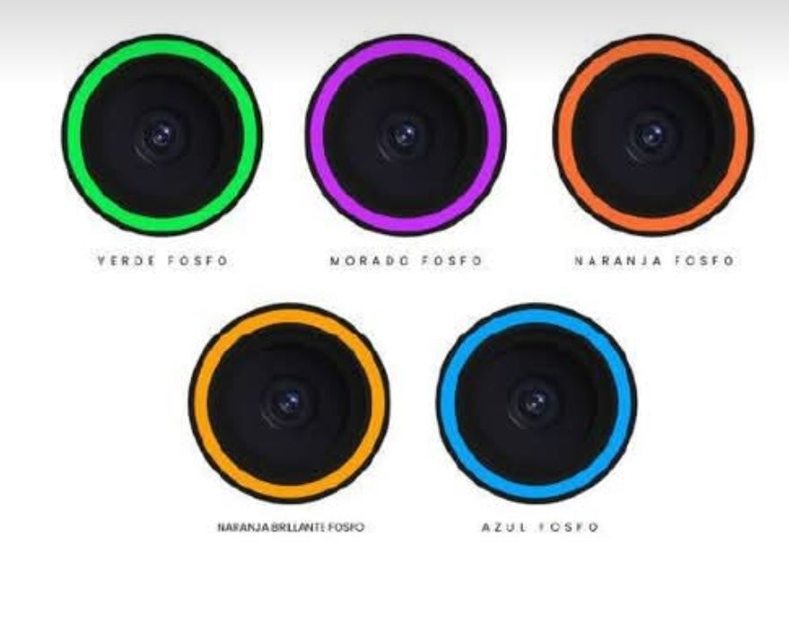 Lente protector neon iphone