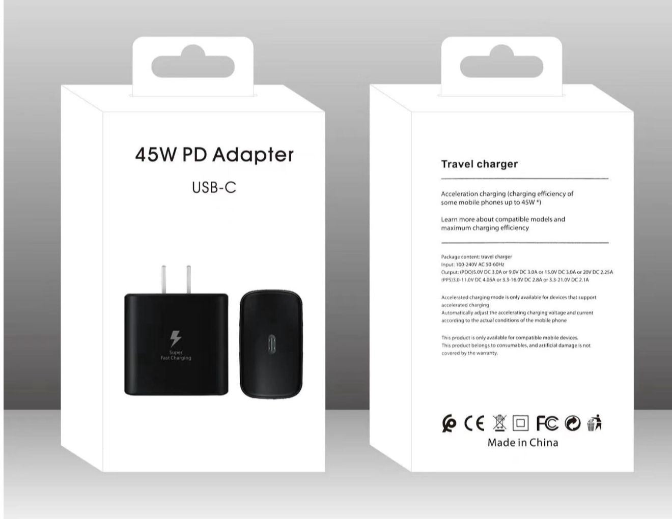 Cubo C SAMSUNG 45W TURBO.