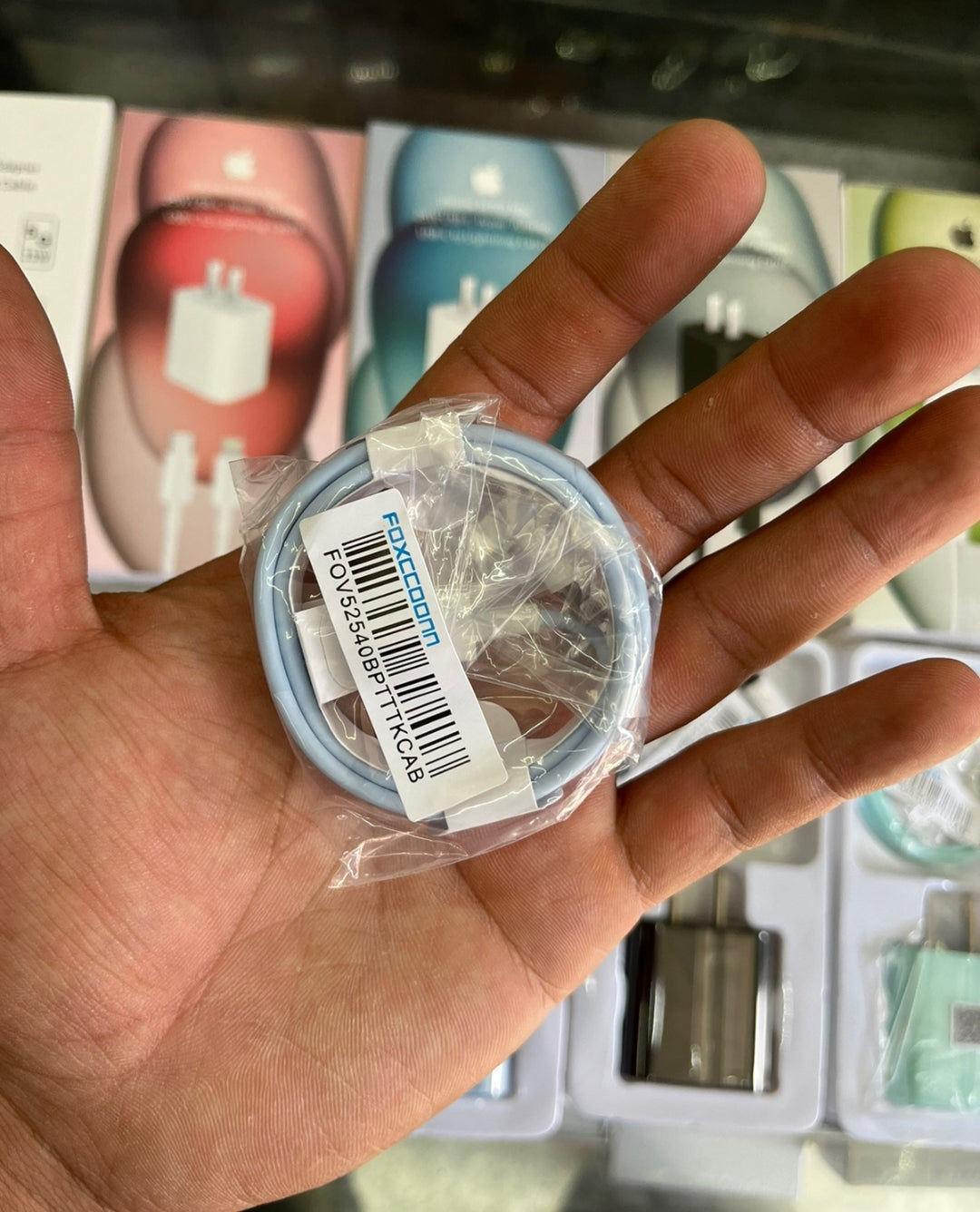 Cargador apple 25w color