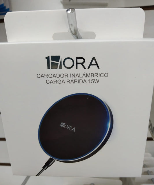 Cargador inalámbrico 15w 1Hora
