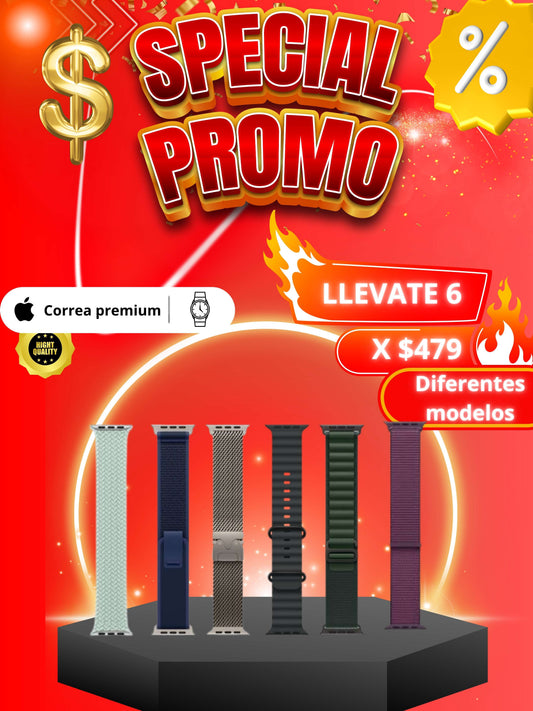 6 correas premium