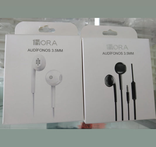 Audífonos alambricos 3.5mm 1Hora