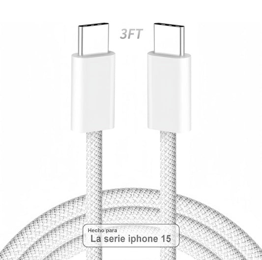 Cable de C a C trenzado premium