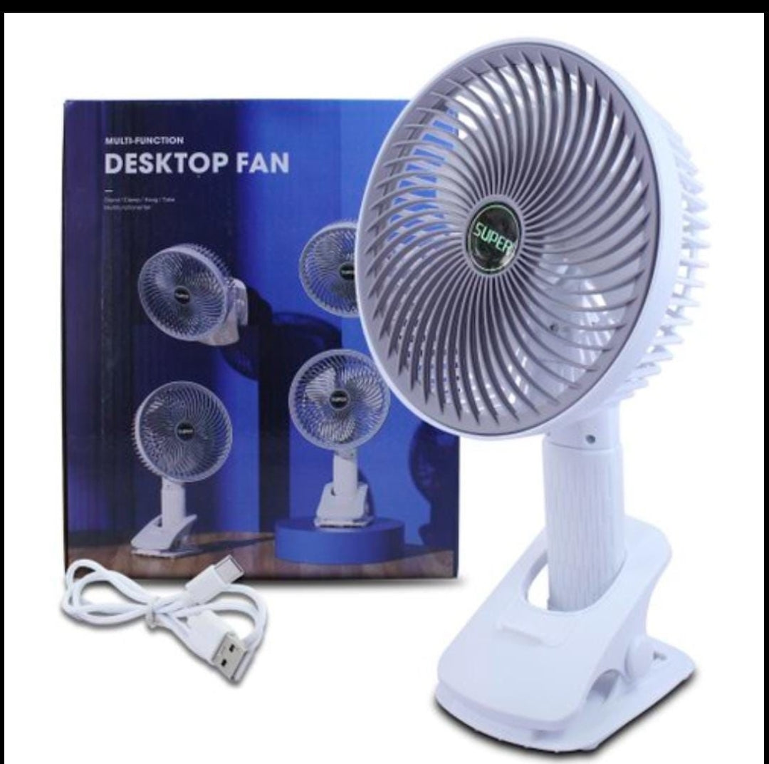 Ventilador de pinza recargable