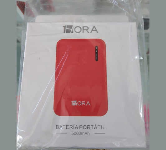 Batería portátil 5,000maH 1Hora