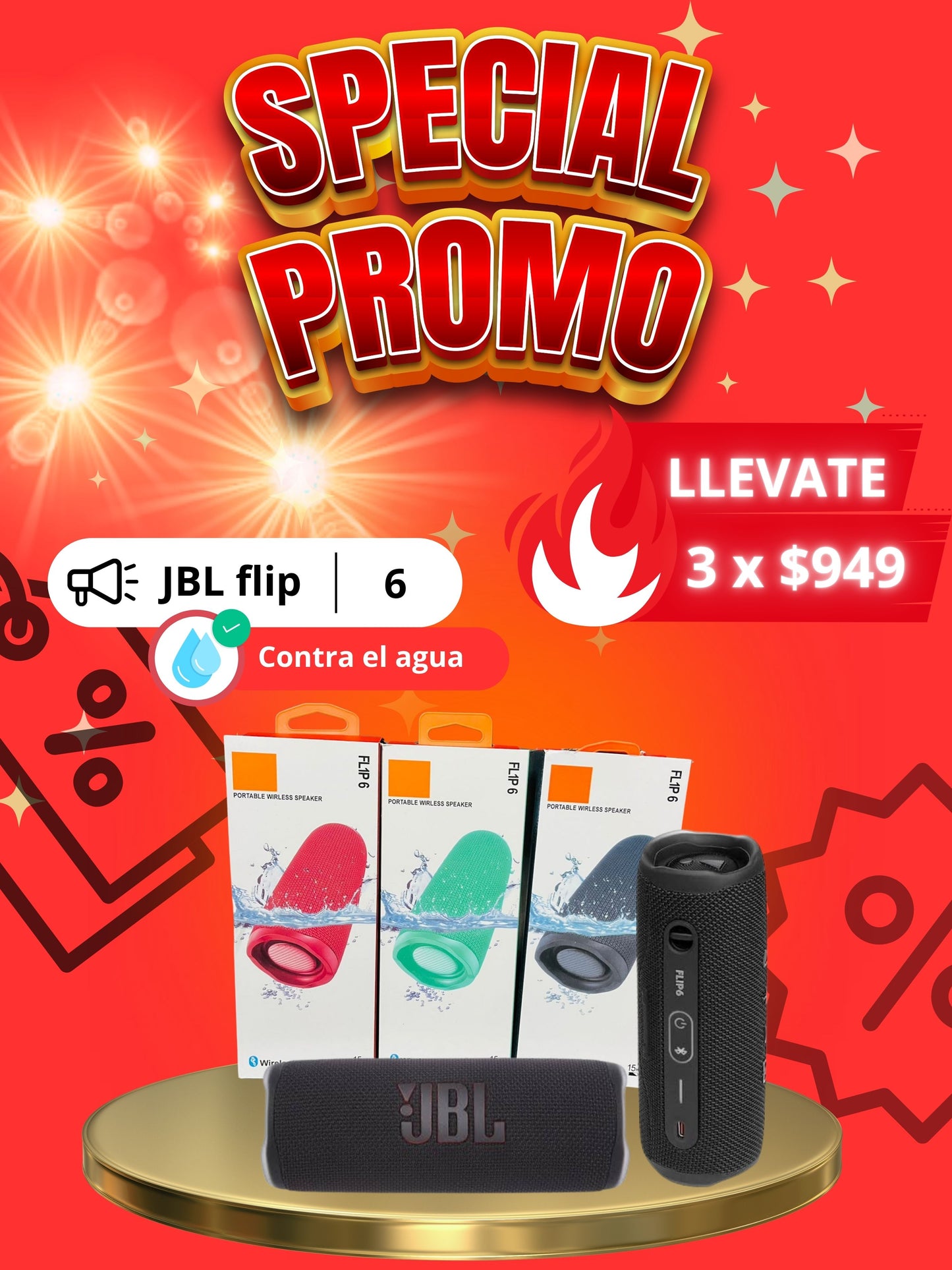 3 Flip 6 JBL premium