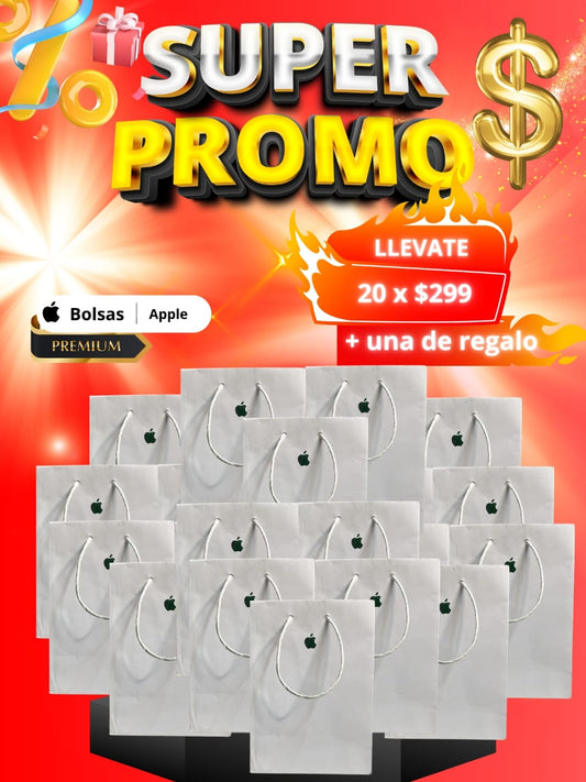 20 bolsas apple