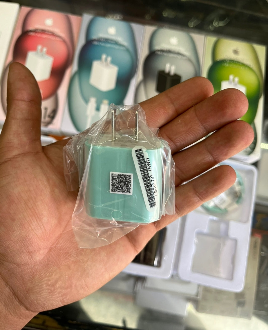 Cargador apple 25w color