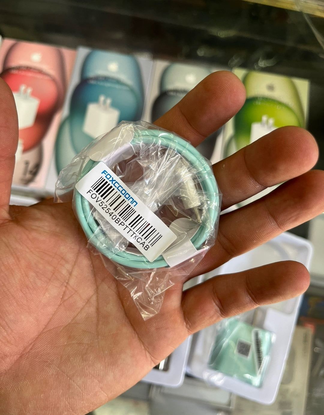 Cargador apple 25w color