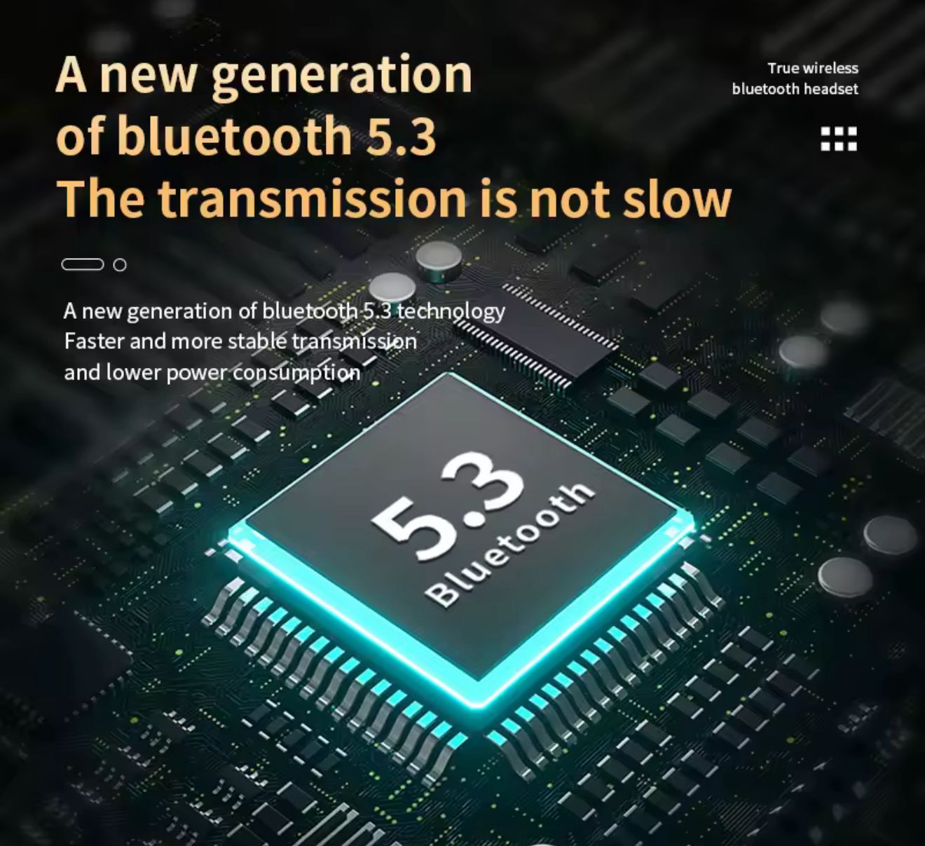 Auricular con pantalla táctil m90 tws