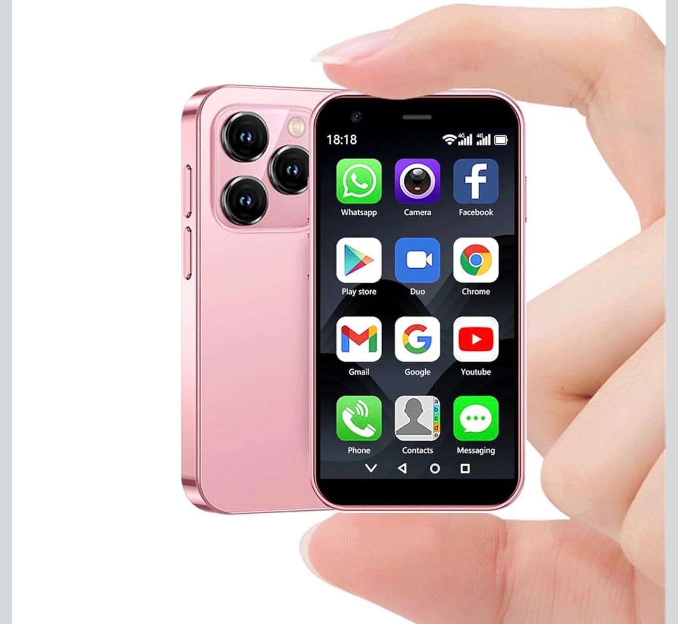 Mini teléfono inteligente js1 4pulgadas 2gb/16gb