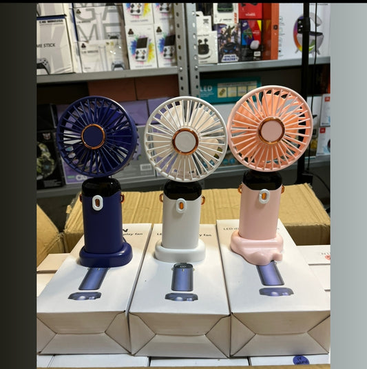 Ventilador recargable de mano