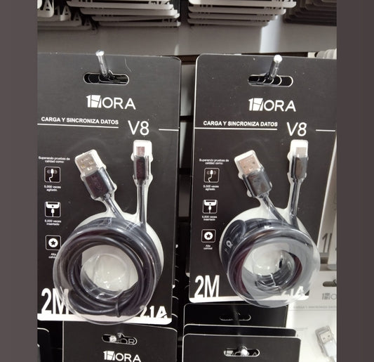 Cable v8 2m 1Hora