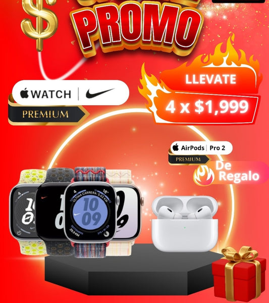 4 Apple Watch Nike y 🎁