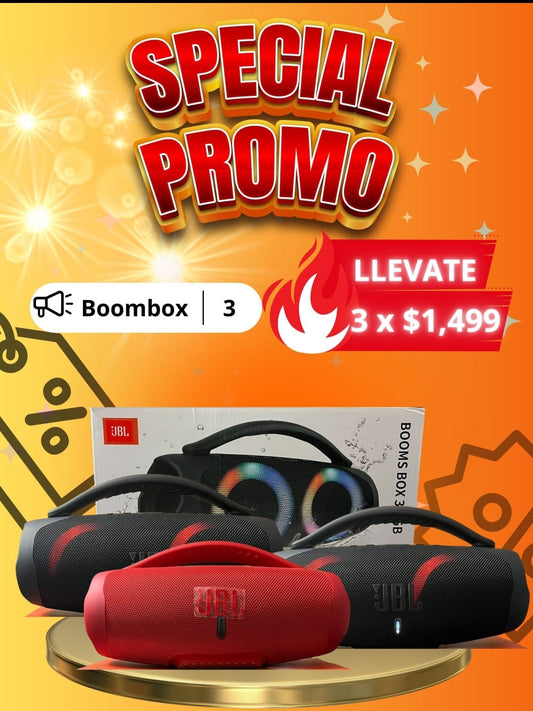 3 Bocinas Boombox 3