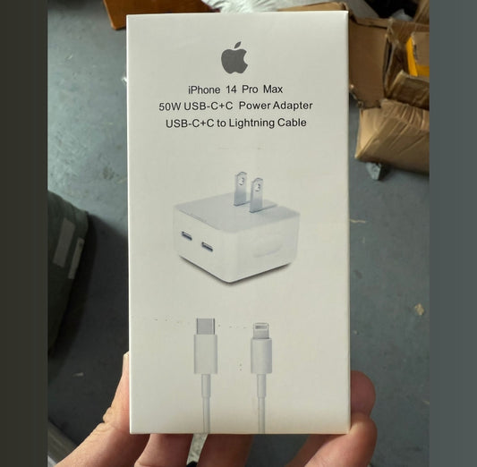 Cargador turbo apple 50 w